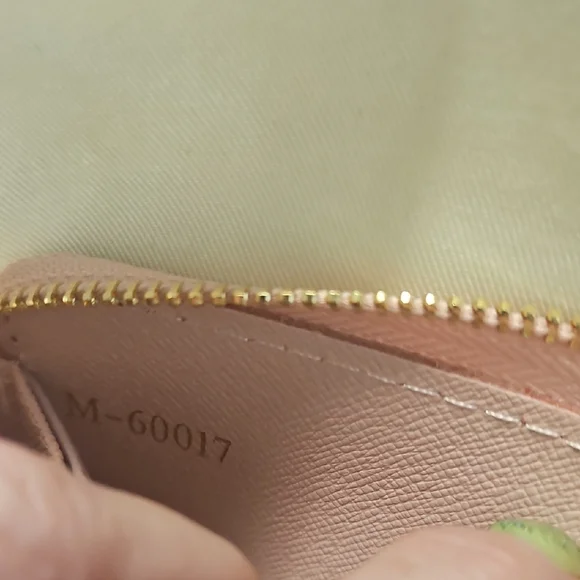 Blush Pink Monogram Zippy Wallet - Picture 7 of 7